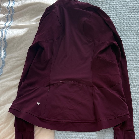 Lululemon Burgundy Zip-Up Jacket - Picture 8 of 11